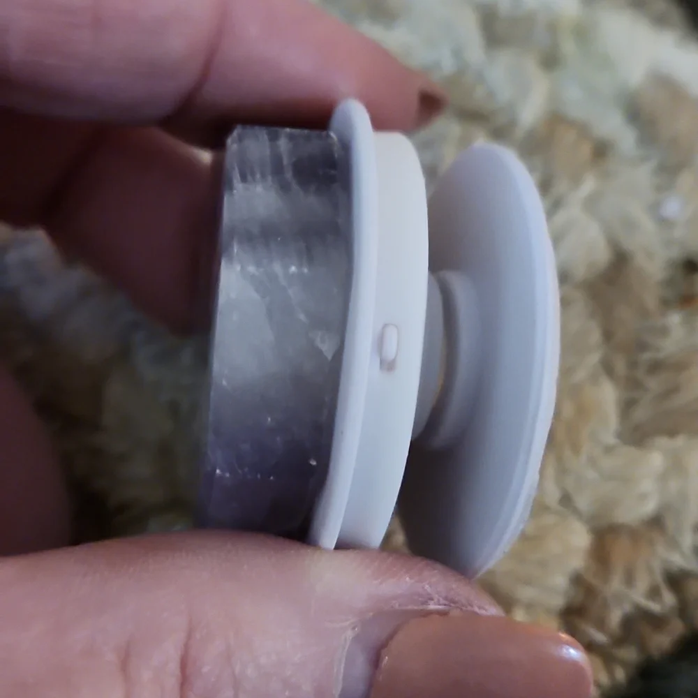 Georgeous amethyst or rose quartz pop sockets all different shades of purple